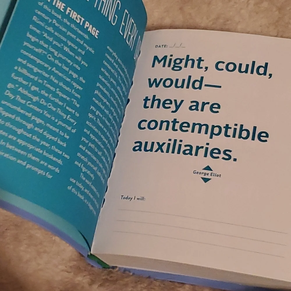 Do One Thing Every Day That Centers You Mindfulness Journal Hardcover Clarkson